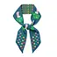 Twilly Ribbon Scarf - Mushroom Floral