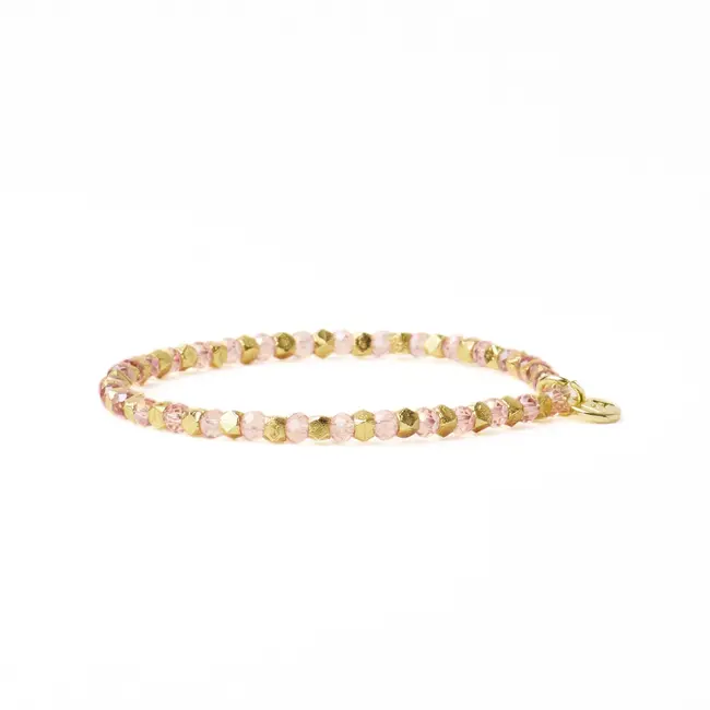 Louise Crystal/Gold Bracelet