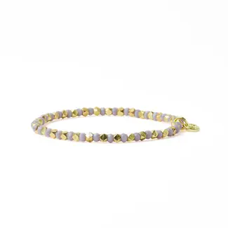 Louise Crystal/Gold Bracelet