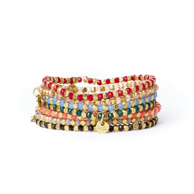 Louise Crystal/Gold Bracelet