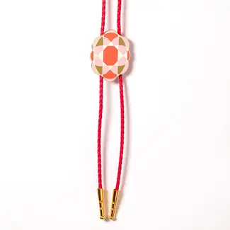 Bolo Tie Quilt Cameo - Pink