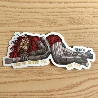 Goose Designworks Dix Park Troll Sticker - Mother Strong Tail