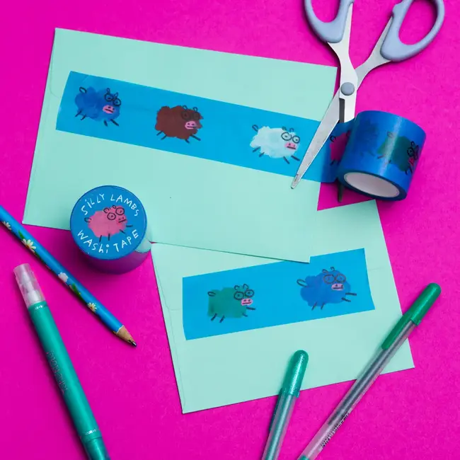 Silly Lambs Washi Tape