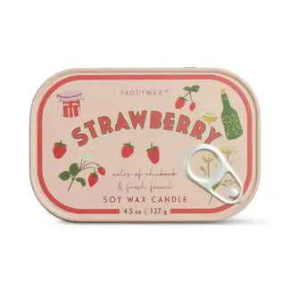 Bistro Tin Candle - Strawberry