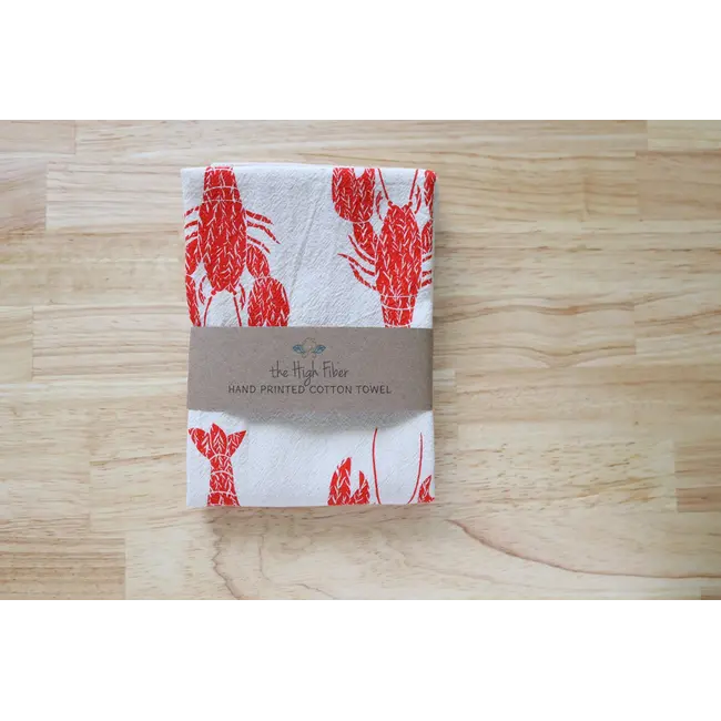 The High Fiber Lobster Kitchen Towel