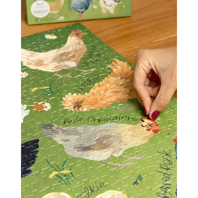 Chicken Meadows Puzzle 1000 Piece