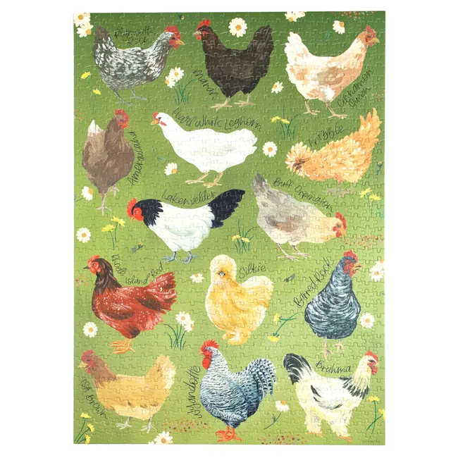 Chicken Meadows Puzzle 1000 Piece