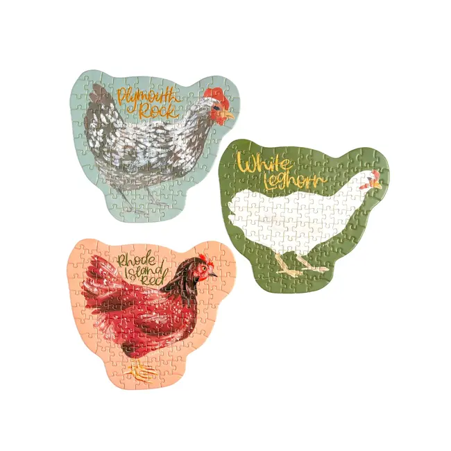 Chicken Meadows 100 Piece Puzzles (Set of 3)