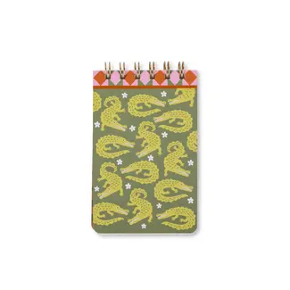 A Dopo Twin Wire Notepad -  Crocodile