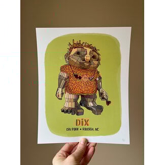 Goose Designworks Dix Troll Art Print 8x10