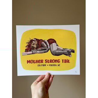 Goose Designworks Mother Strong Tail Troll Art Print 8x10