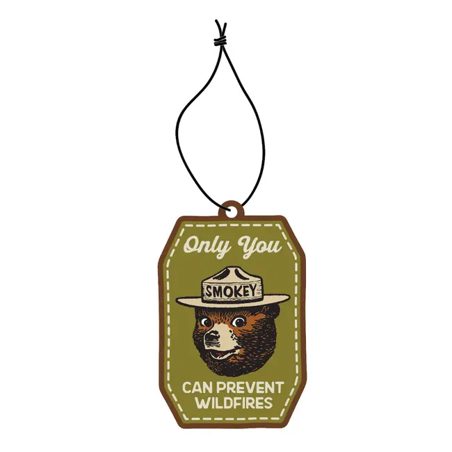 Smokey Bear Air Freshener - Cypress & Fir