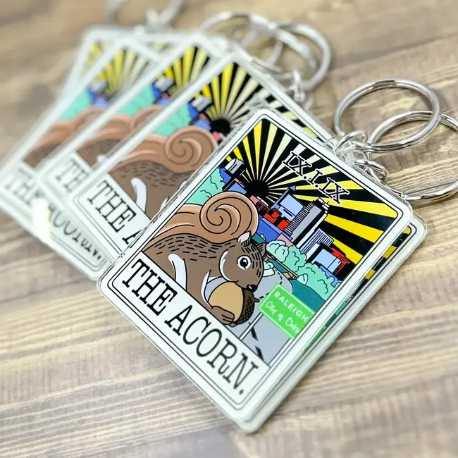 Little L Designs The Acorn Tarot Keychain