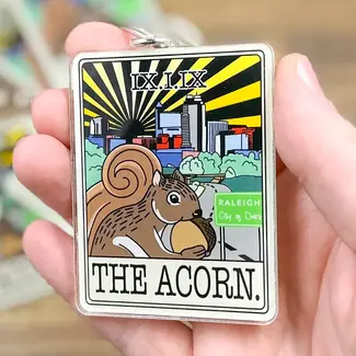 Little L Designs The Acorn Tarot Keychain