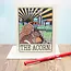 Little L Designs The Acorn Raleigh Tarot Greeting Card