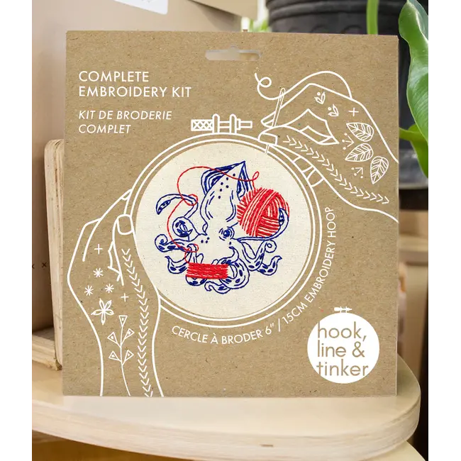 Embroidery Kit - Squid Balling Yarn