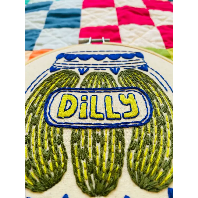 Embroidery Kit - Pickles