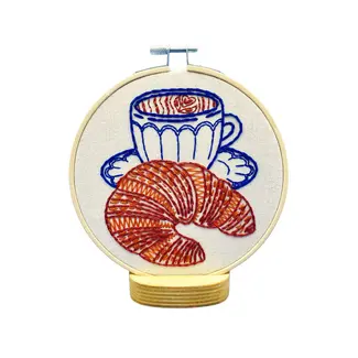 Embroidery Kit - Croissant