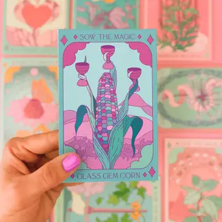 Sow the Magic Tarot Garden + Gift Seed Packet - Glass Gem Corn