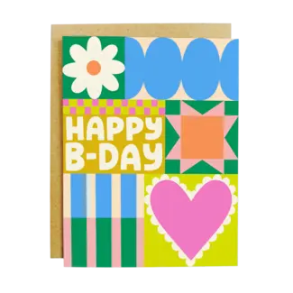 KANDS.CO Quilted Birthday Card