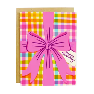 KANDS.CO Happy Birthday Gift Bow Card