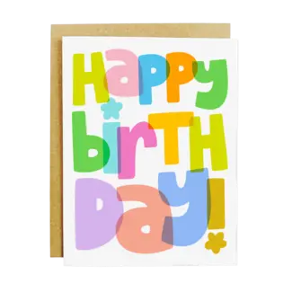 KANDS.CO Rainbow Birthday Card