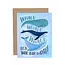 Birthday Whales Card