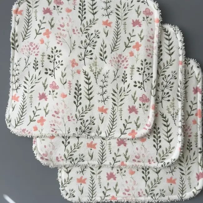 Port & Starbird Flannel Terry Washcloths Set of 3