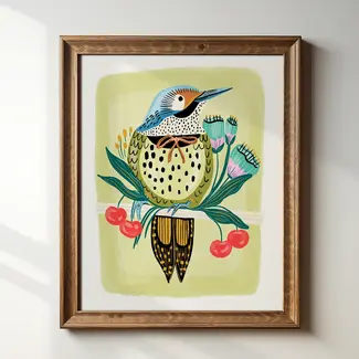 Tara Reed Northern Flicker Art Print 8x10