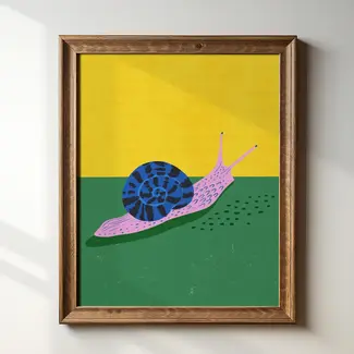 Tara Reed Snail Power Art Print 8x10