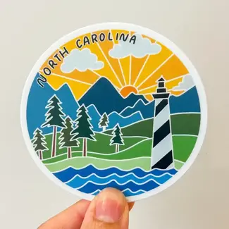 Amber Taylor Creative NC Circle Sticker
