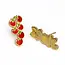 Yellow Owl Post Earrings - Tomatoes & Pasta