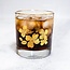 Amber Taylor Creative Dogwoods Gold Cocktail Glass