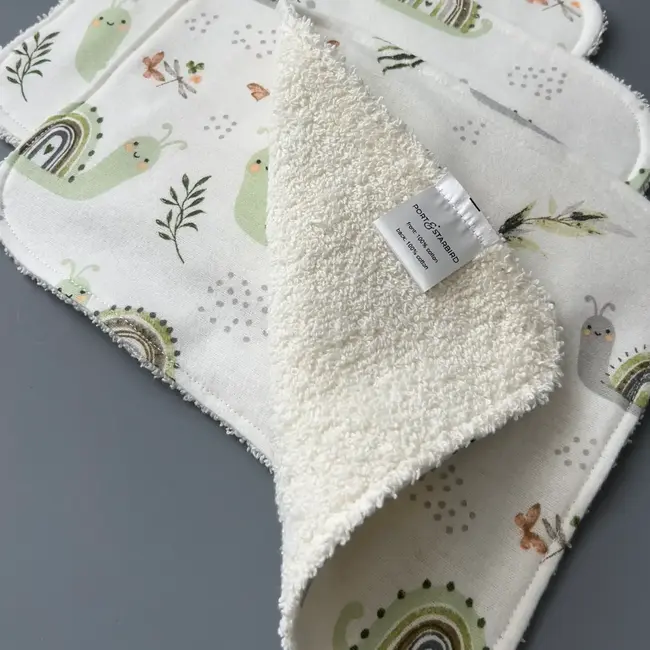 Port & Starbird Flannel Terry Washcloths Set of 3