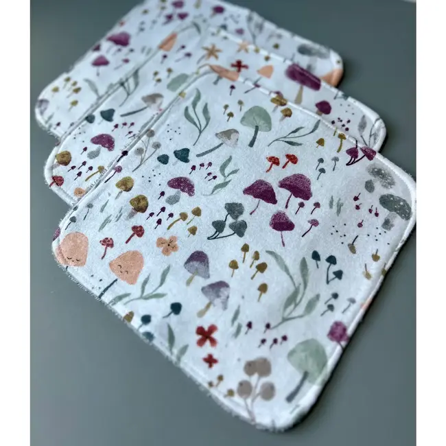 Port & Starbird Flannel Terry Washcloths Set of 3