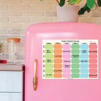 Large Weekly Family Planner - Citrus Splash