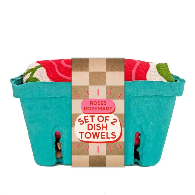 Tea Towel Set (2) - Rose Garden