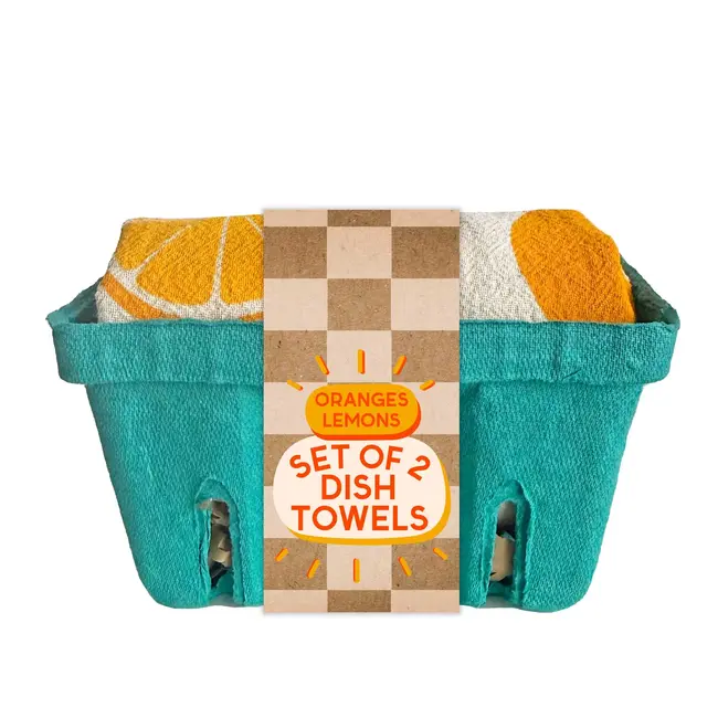 Tea Towel Set (2) - Fresh Squeezed