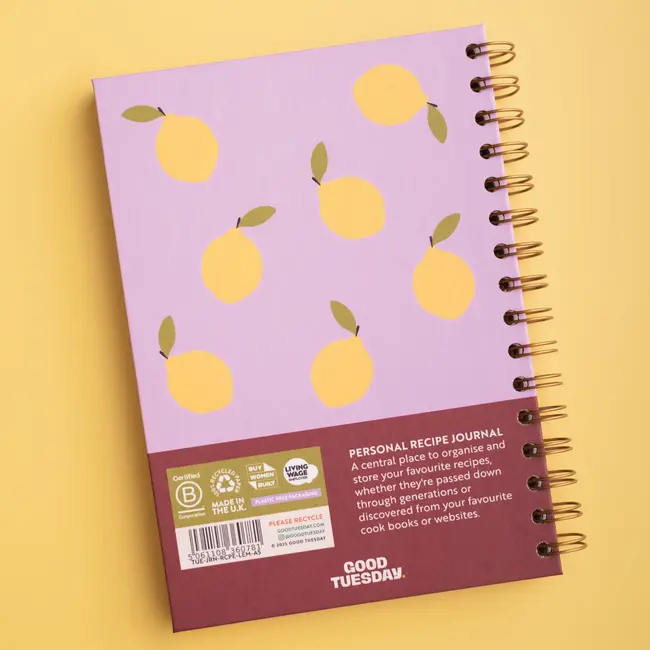 Lemon Zest Recipe Book
