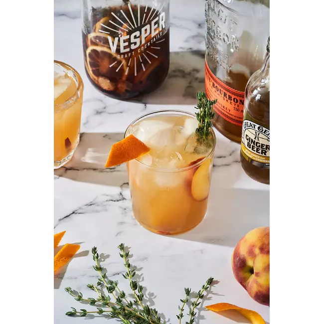 Vesper Cocktail Mix:  Bourbon Peach Smash