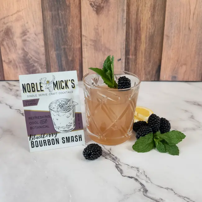 Blackberry Bourbon Smash Single Serve Cocktail Mix