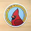 Goose Designworks Raleigh Cardinal Sticker