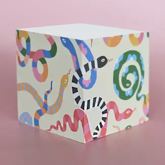 Sticky Note - Colorful Snakes