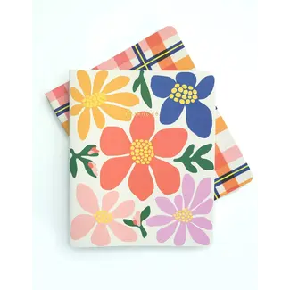 Primary Blooms Notebook Duo