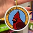 Goose Designworks Raleigh Cardinal Ceramic Ornament