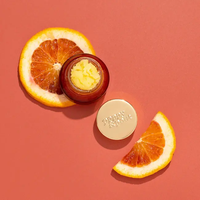 Poppy & Pout Lip Scrub - Blood Orange Mint