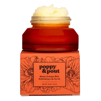 Poppy & Pout Lip Scrub - Blood Orange Mint
