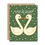 Kissing Swans Card