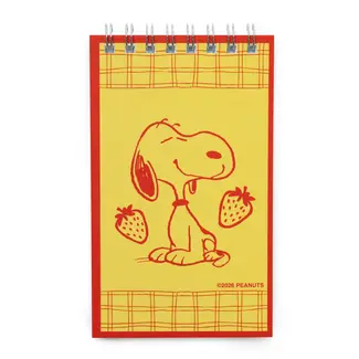 Snoopy Strawberry Mini Memo Pad