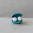 Stoneware Shell Salt & Pepper Shakers
